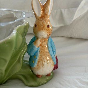 Beatrix Potter Flower Pot Planter Peter Rabbit Lettuce 1998 Easter Teleflora